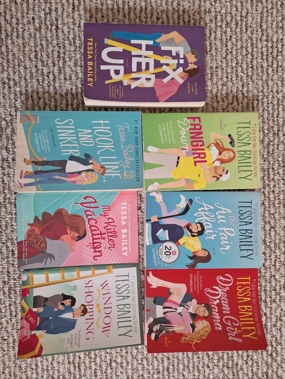 Tessa Bailey Lot Of Books